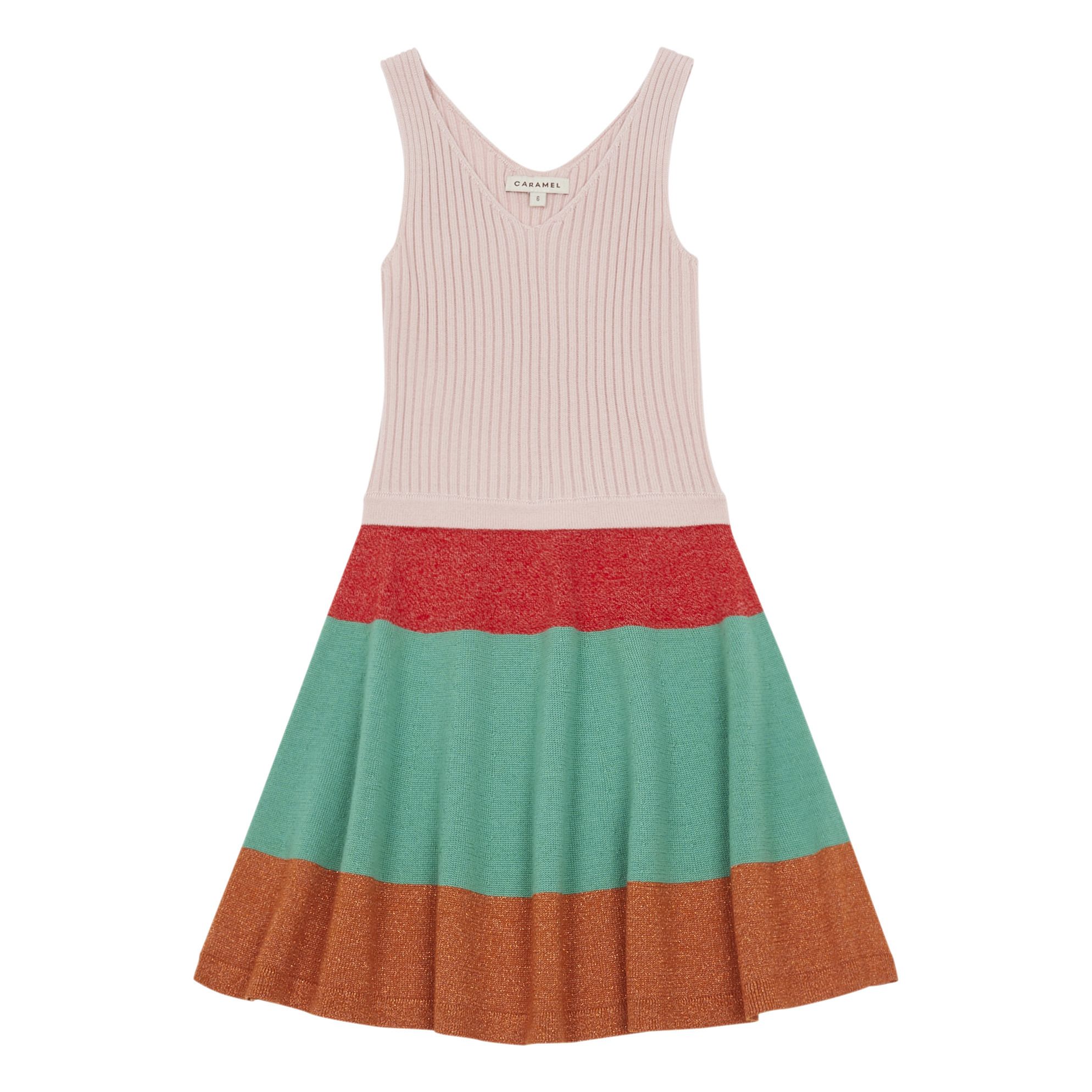 Caramel - Robe Maille Redchurch - Fille - Rose pâle