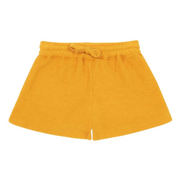 Yellow terry cloth shorts Clearance