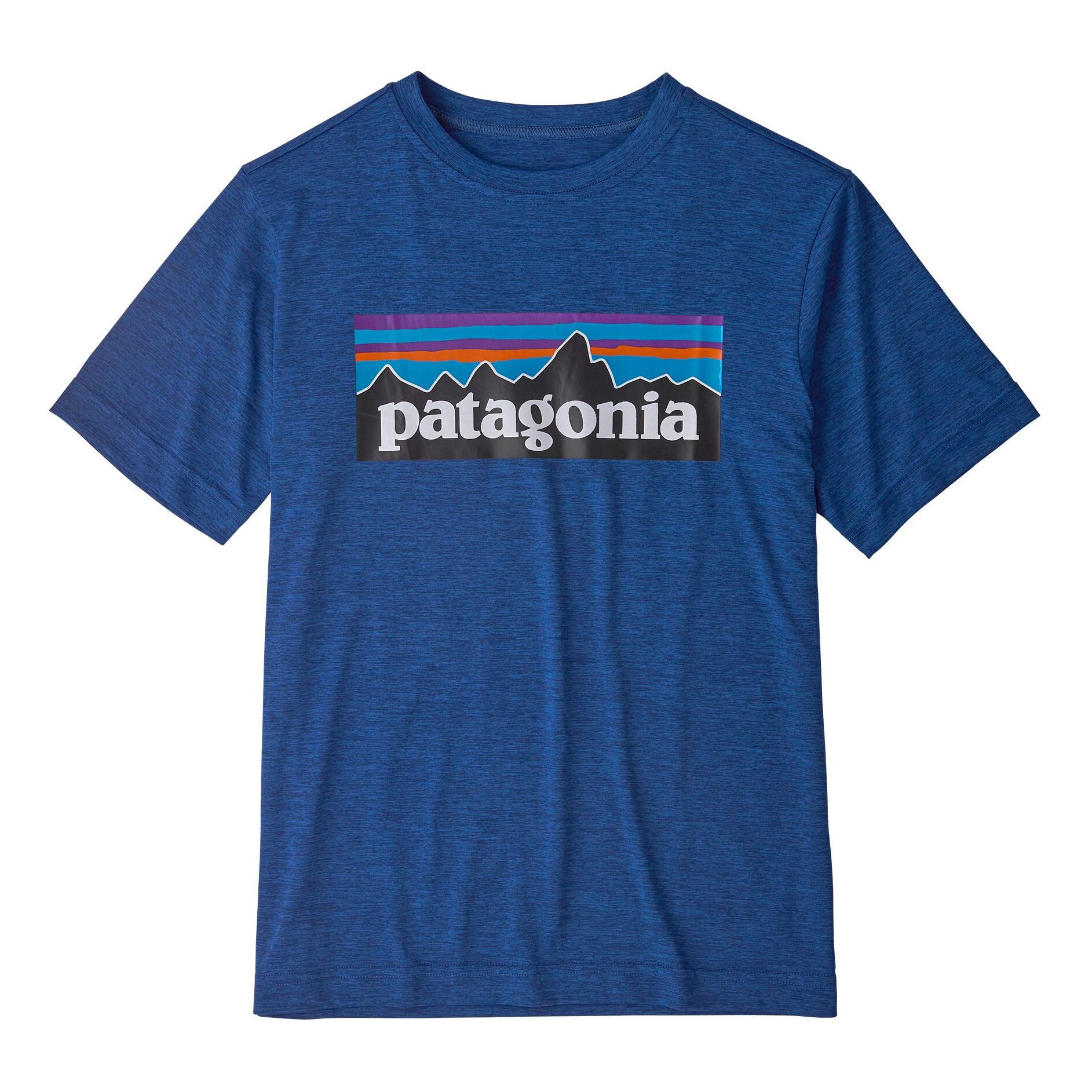 Cool Short Sleeve UV-protection T-shirt Blue Patagonia Fashion