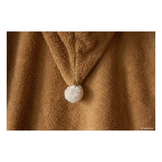Poncho So Cute in cotone bio | Caramello
