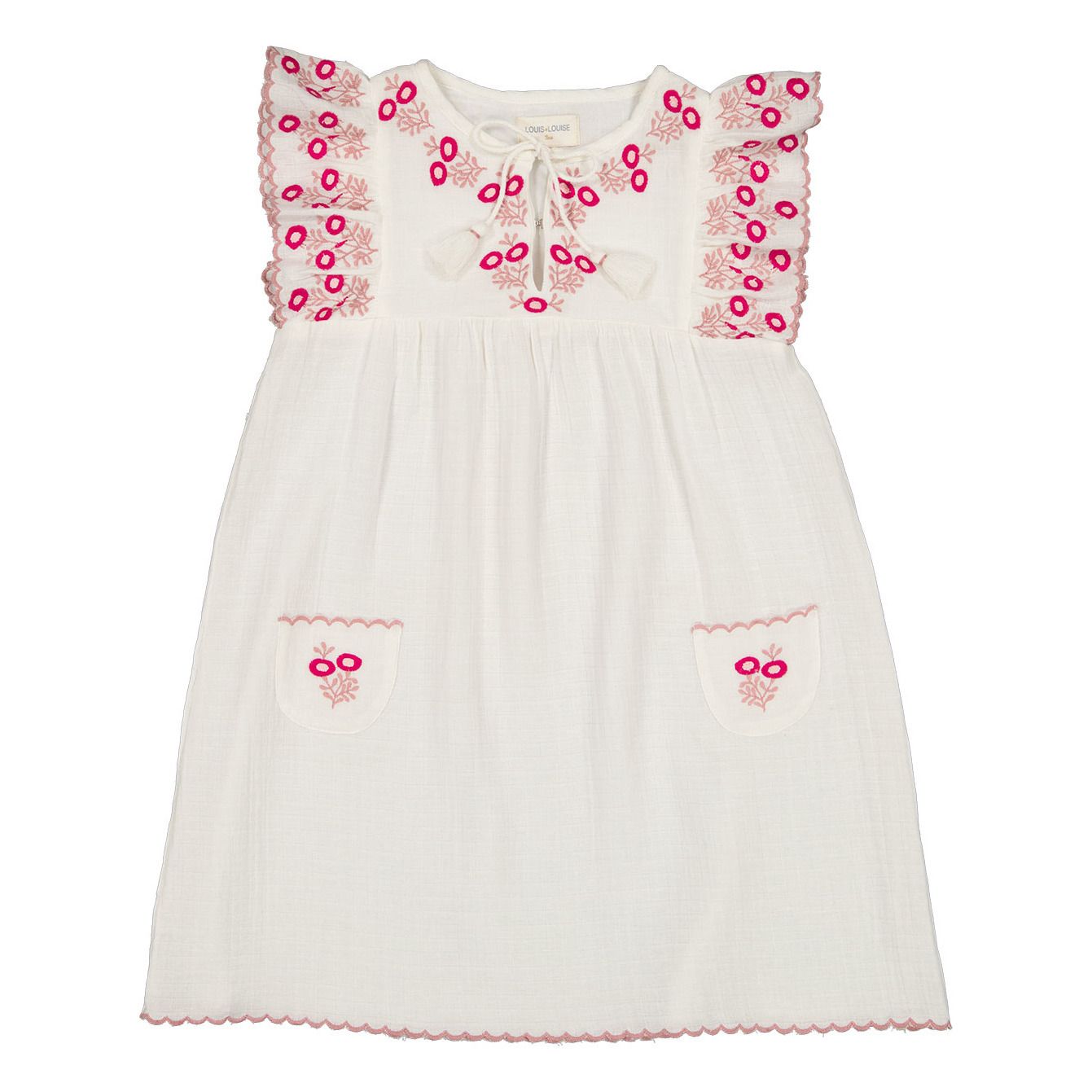 Louis Louise - Robe Anne - Fille - Blanc