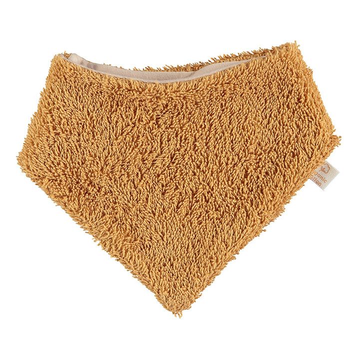 Nobodinoz - Bavoir Bandana So Cute en coton bio - Caramel