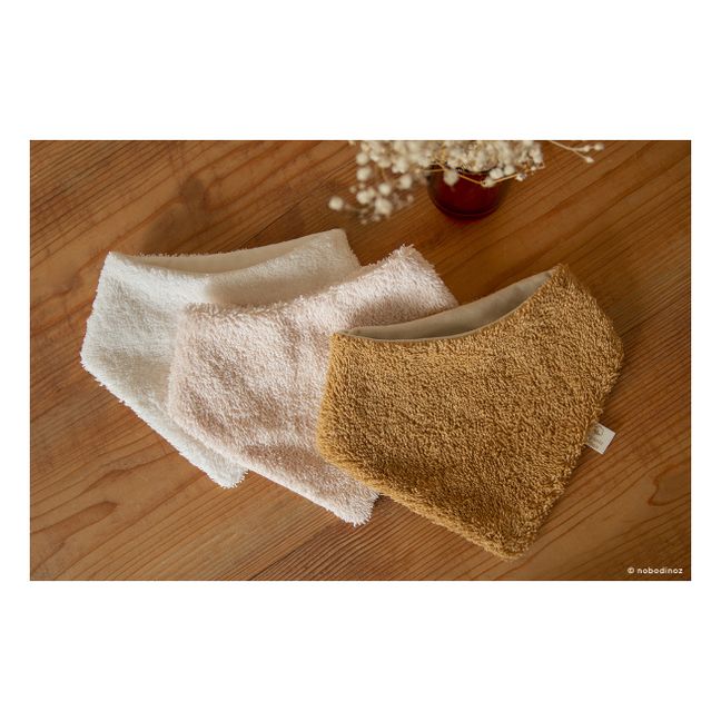 Bavaglino Bandana So Cute in cotone bio | Caramello