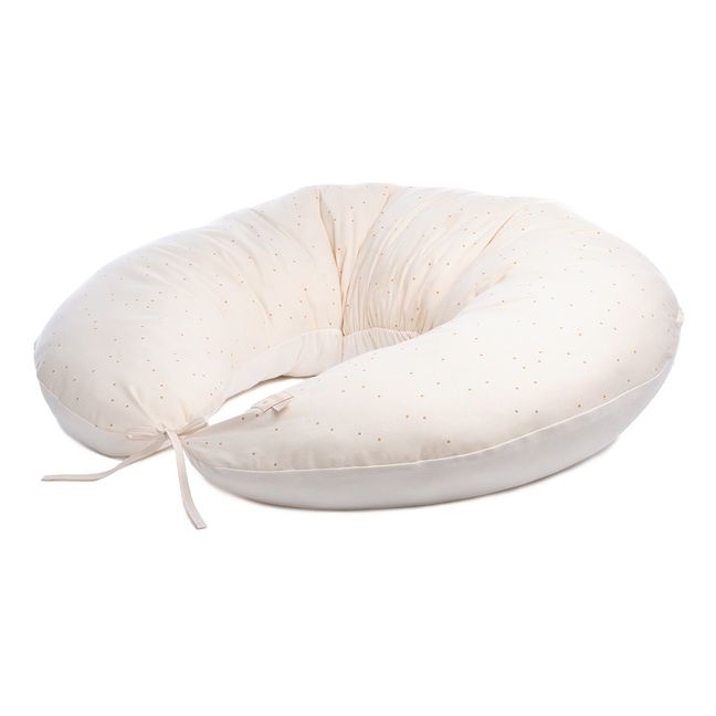 Luna nursing pillow in organic cotton Cream