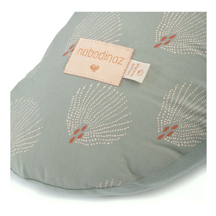 Sunrise Gatsby Nursing Pillow in Organic Cotton | Green water- Product image n°1