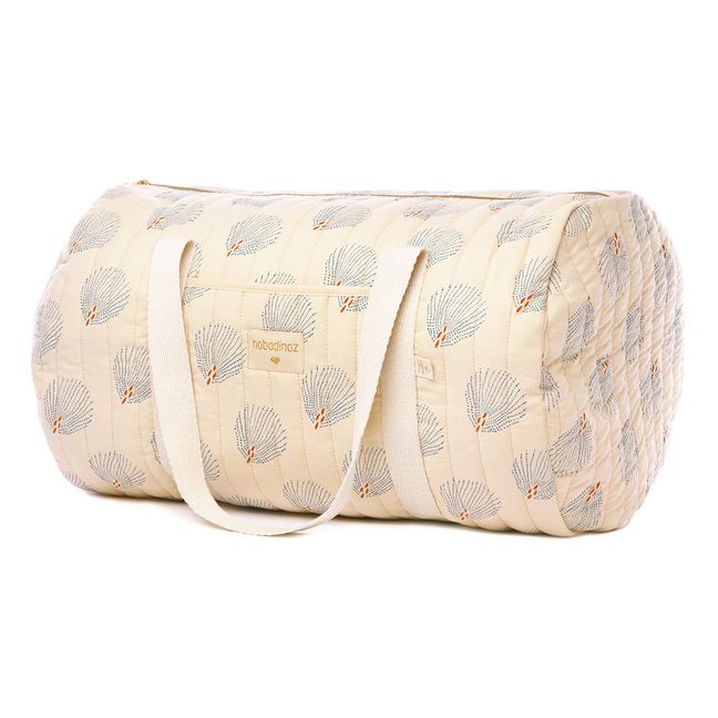 New York Gatsby weekend bag in organic cotton | Cream