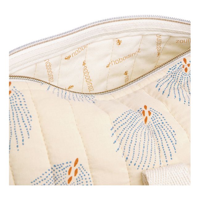 Sac week-end New York Gatsby en coton bio | Crème