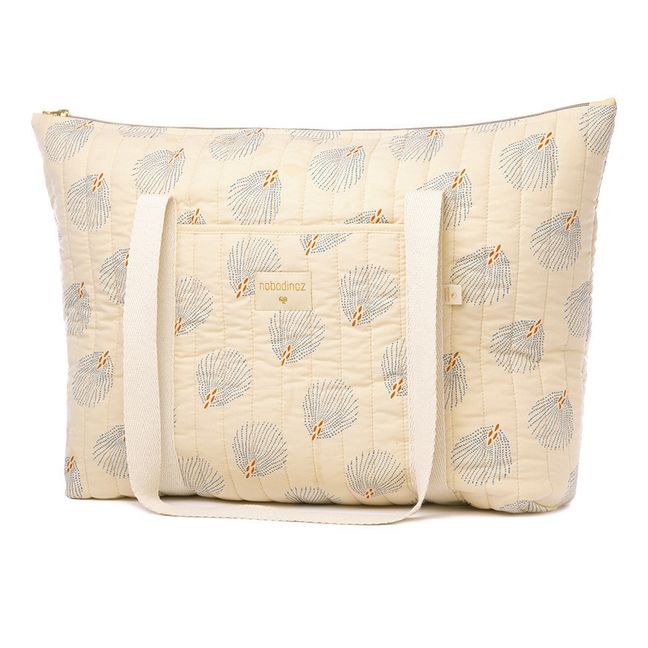 Paris Gatsby maternity bag in organic cotton | Cream