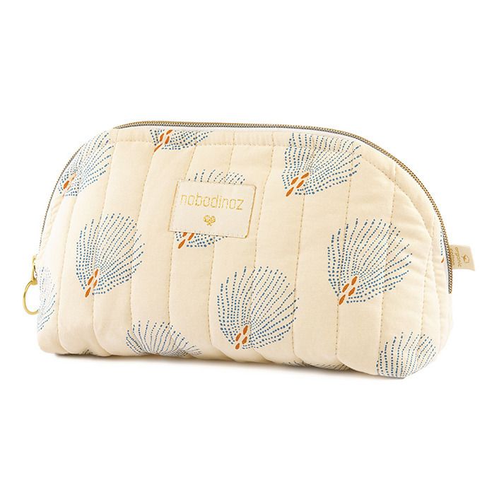 Holiday Gatsby organic cotton toiletry bag | Cream- Product image n°0