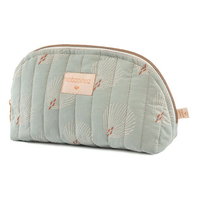 Holiday Gatsby organic cotton toiletry bag | Green water