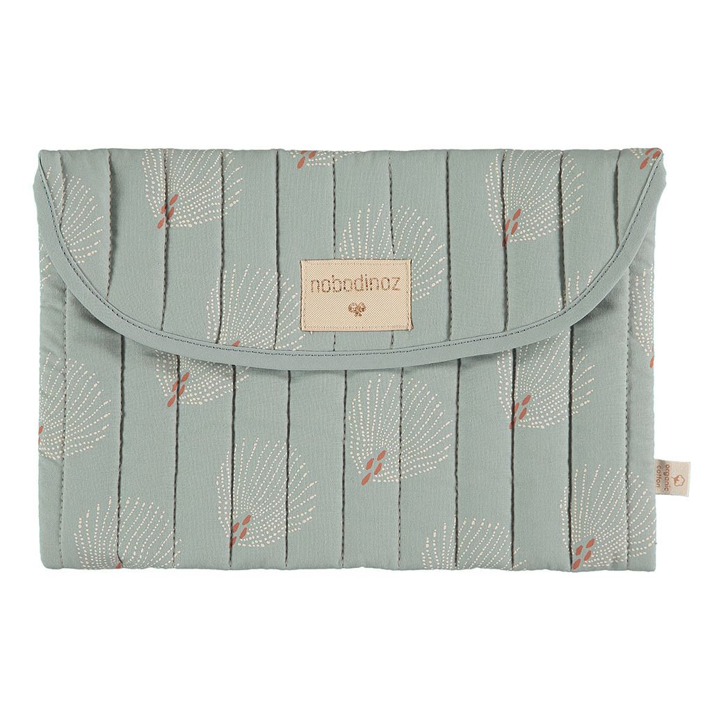 Bagatelle Gatsby Pouch in Organic Cotton Green water- Product image n°0