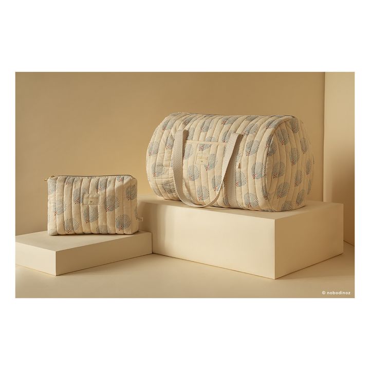 Gatsby organic cotton toiletry bag | Cream- Product image n°2