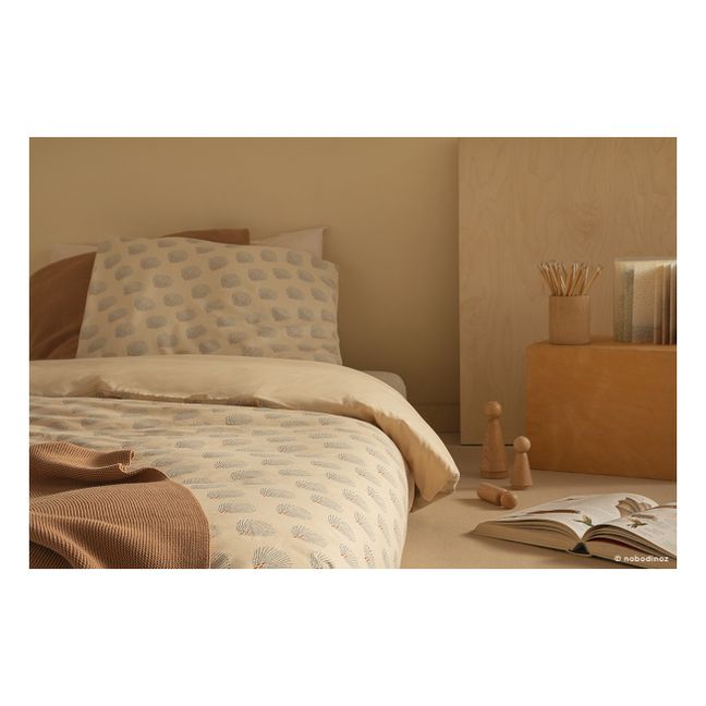 Juego de ropa de cama de algodón orgánico Himalaya Gatsby | Crema