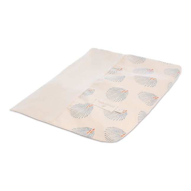 Funda de colchón cambiador de algodón orgánico Calma Gatsby | Crema