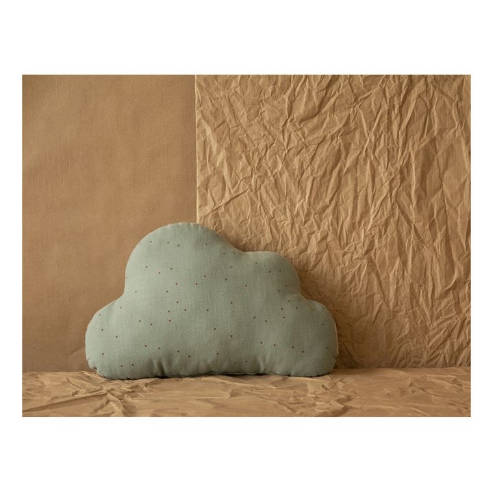 Cloud cushion - honey sweet dots natural