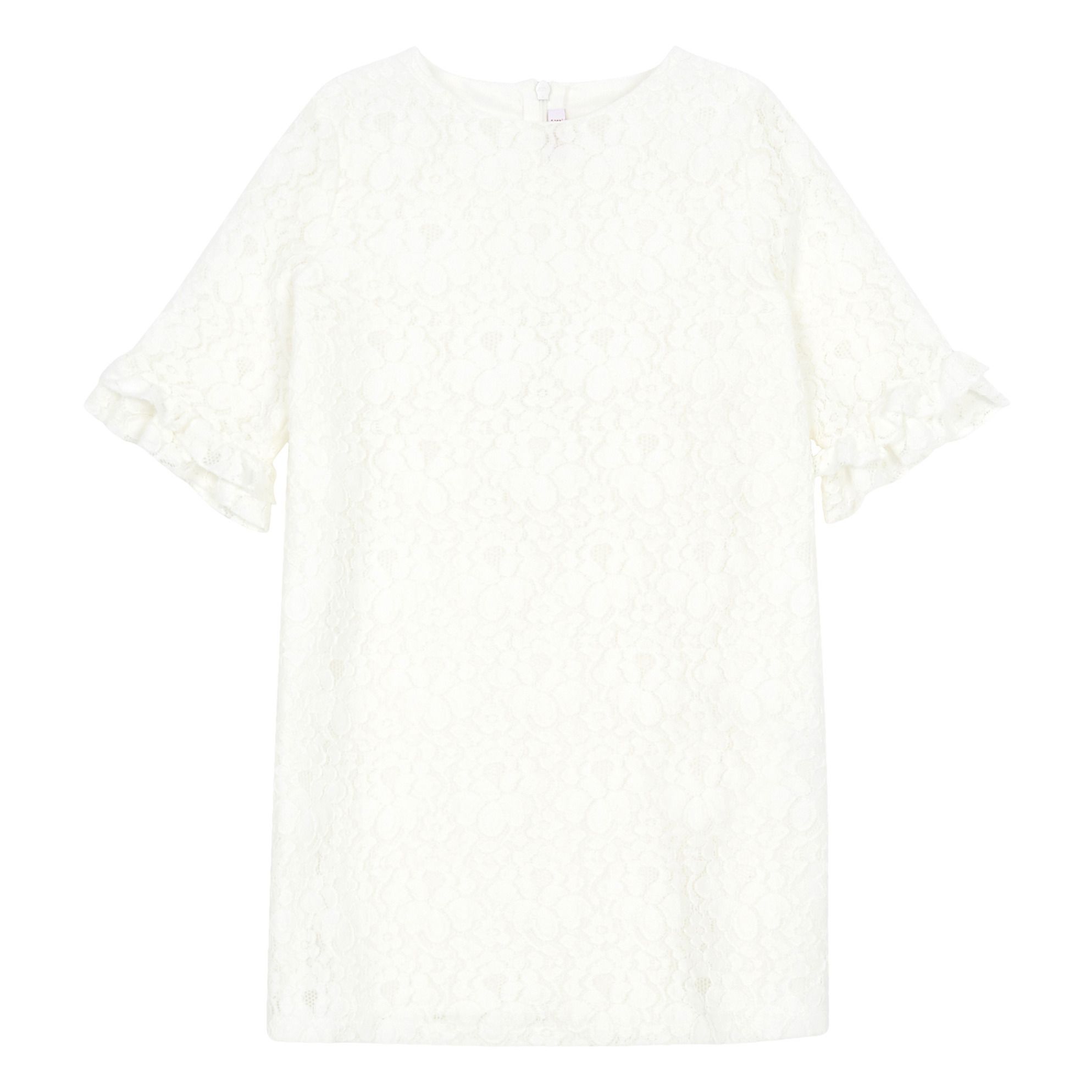 Il Gufo - Robe Dentelle - Fille - Blanc