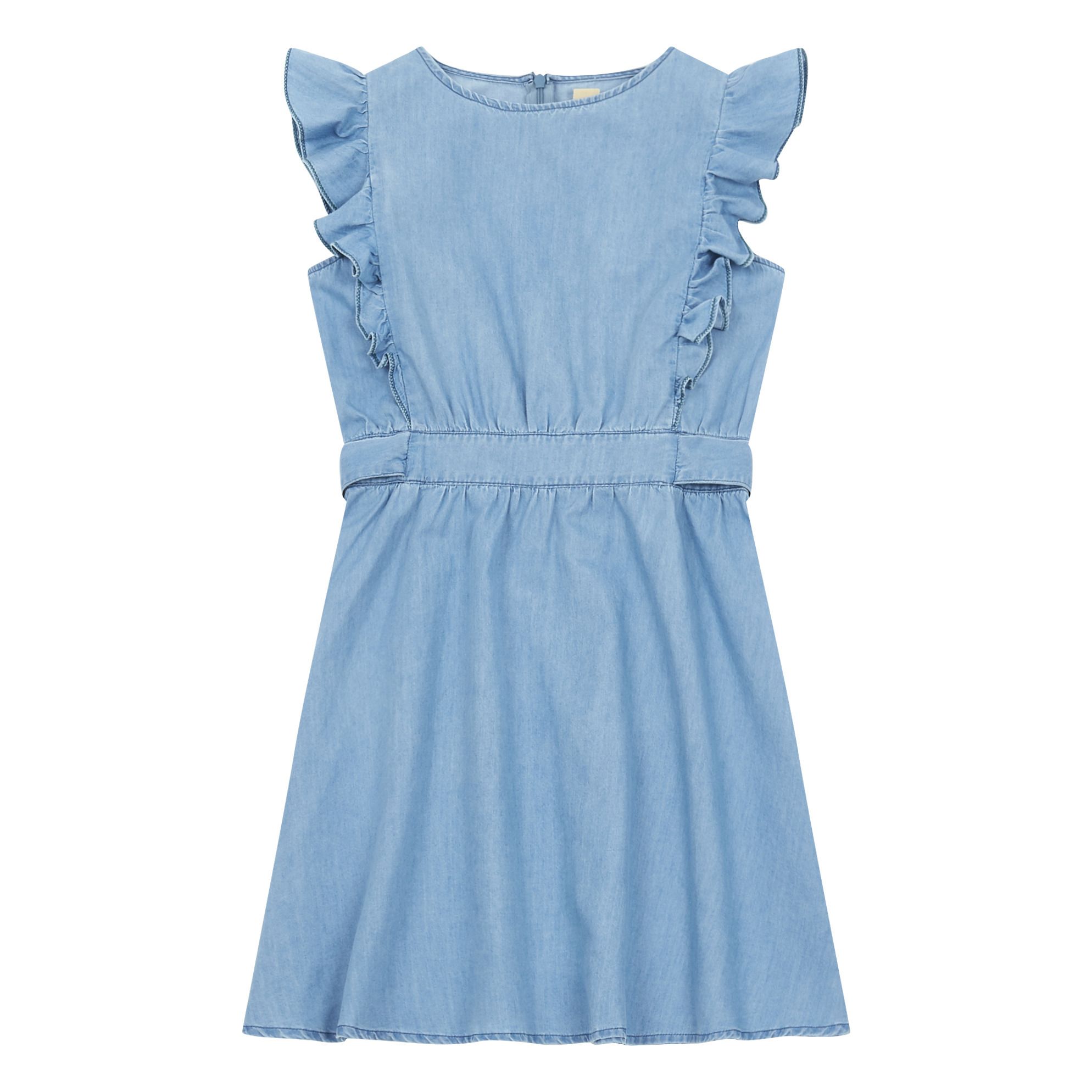 Poan Belted Dress Blue Bellerose Fashion Teen, Children