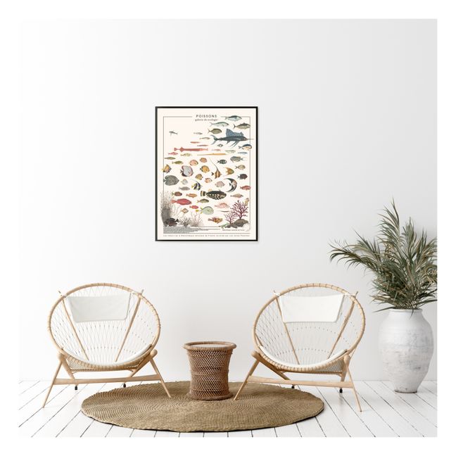 Fish print 60x80 cm