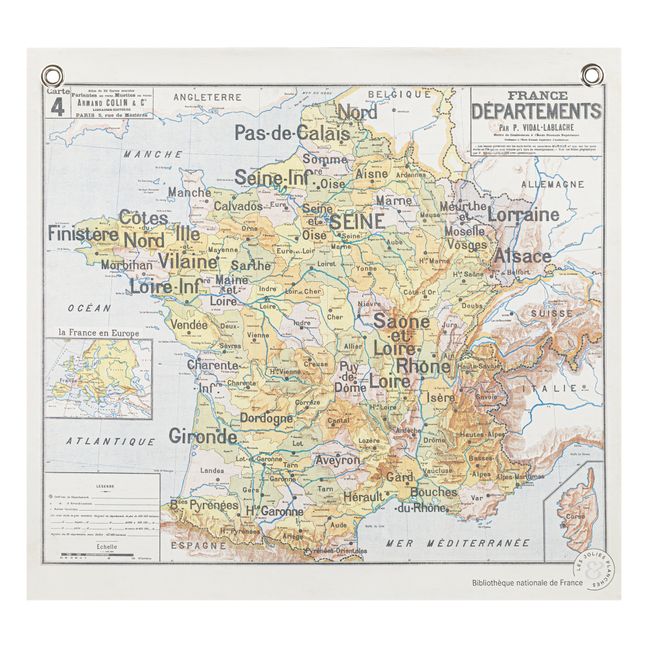Map print 60x80 cm