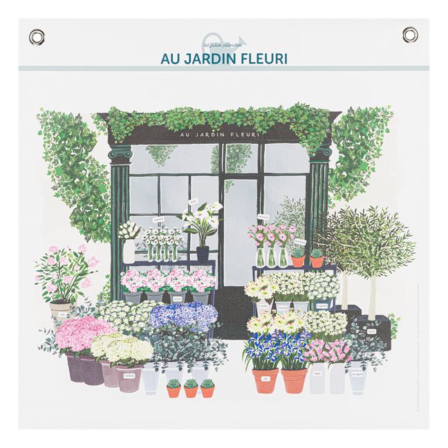 Cartel «Au jardin fleuri» (Jardín de flores)