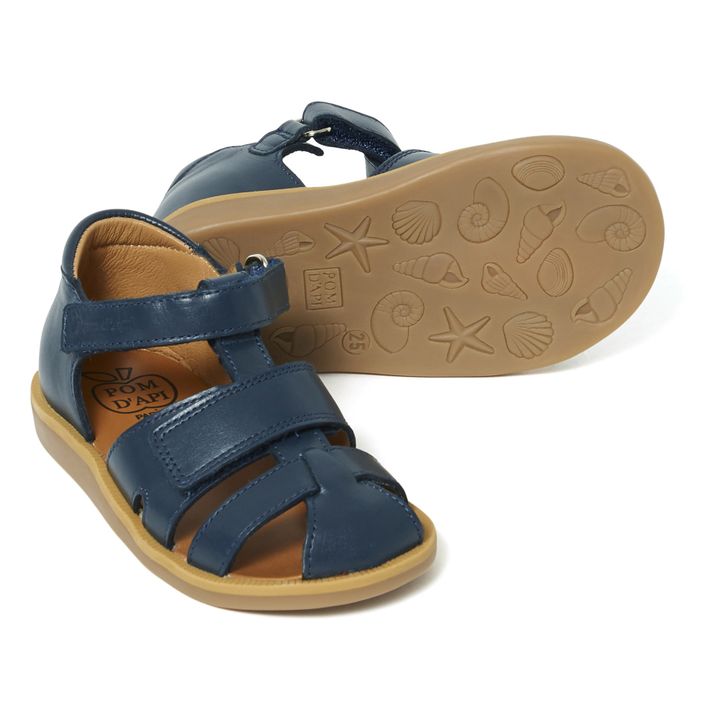 Poppy Boyes strappy sandals Navy blue- Product image n°2
