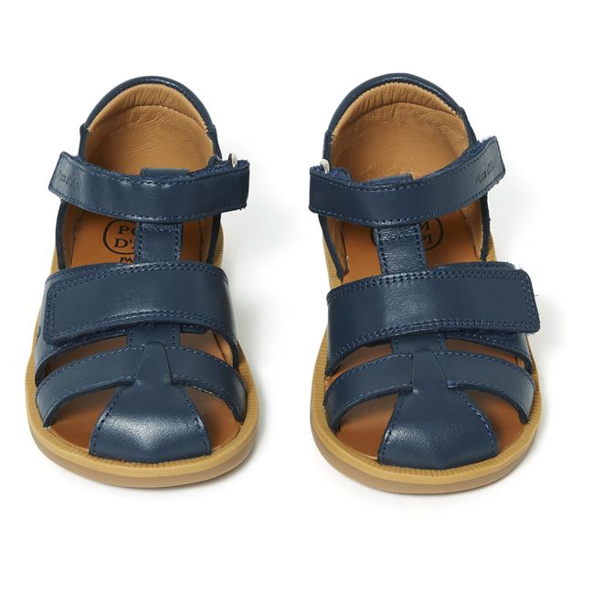 Poppy Boyes strappy sandals Navy blue