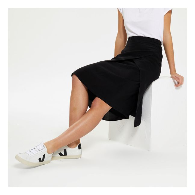 Esplar Leather Sneakers - Women's Collection | Black
