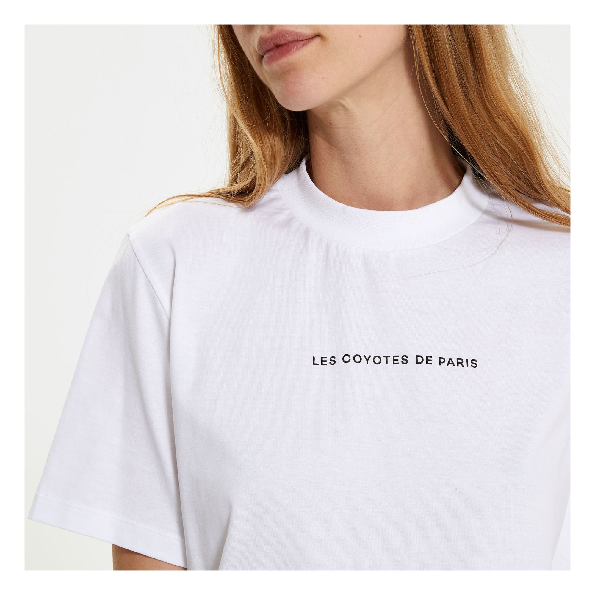Lia T-shirt White Les Coyotes de Paris Women Fashion Adult