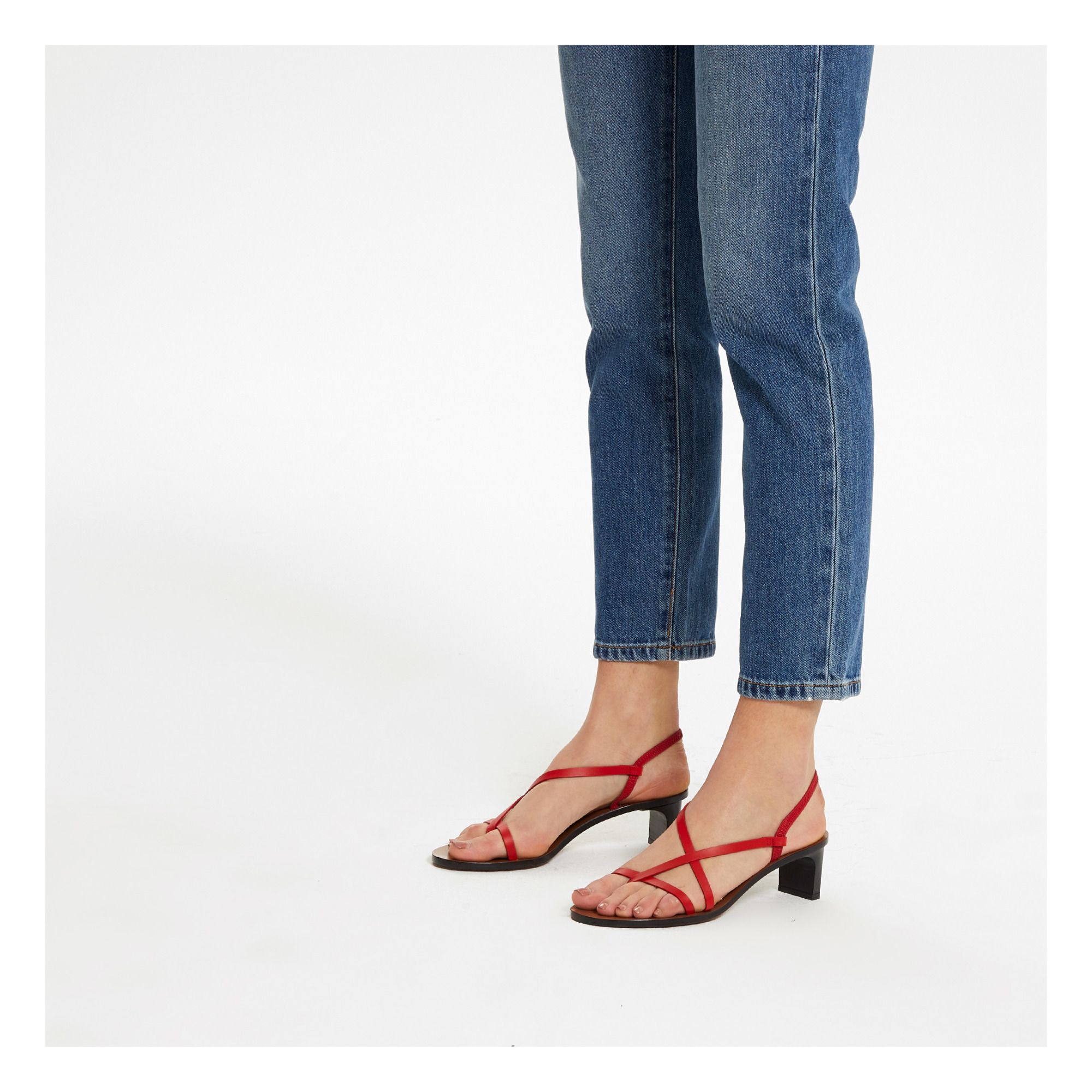 ATP Atelier - Sandales Nashi - Femme - Rouge