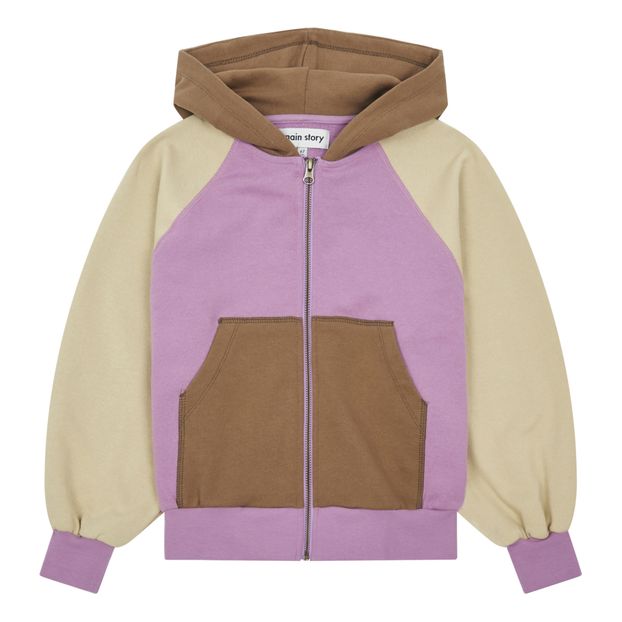 purple cotton hoodie