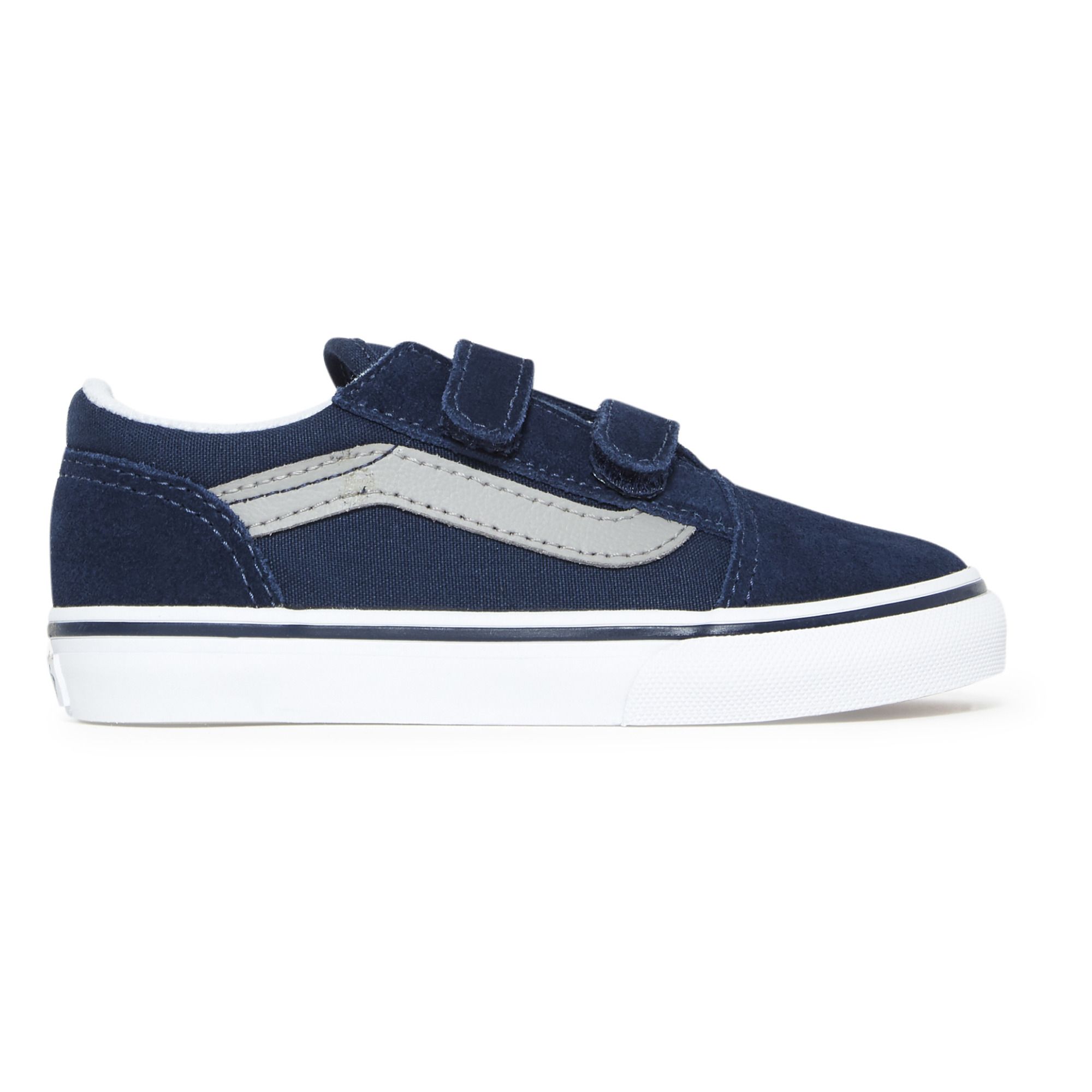 Baskets Scratchs Old Skool Bleu marine Vans Chaussure Adolescent