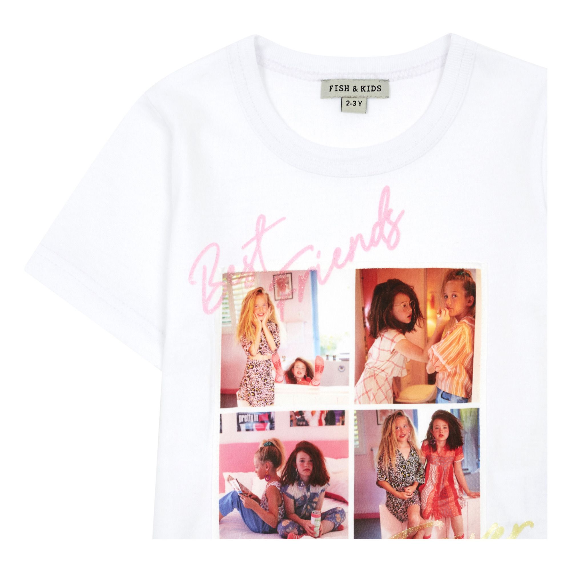 T-shirt White Fish\u0026Kids Fashion Children