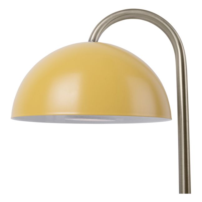 Lámpara de mesa Dome en metal | Ocre