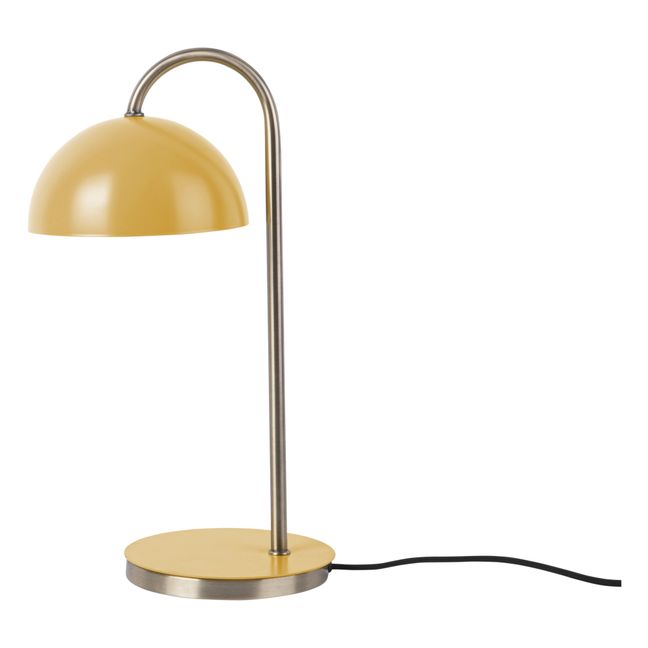 Lámpara de mesa Dome en metal | Ocre