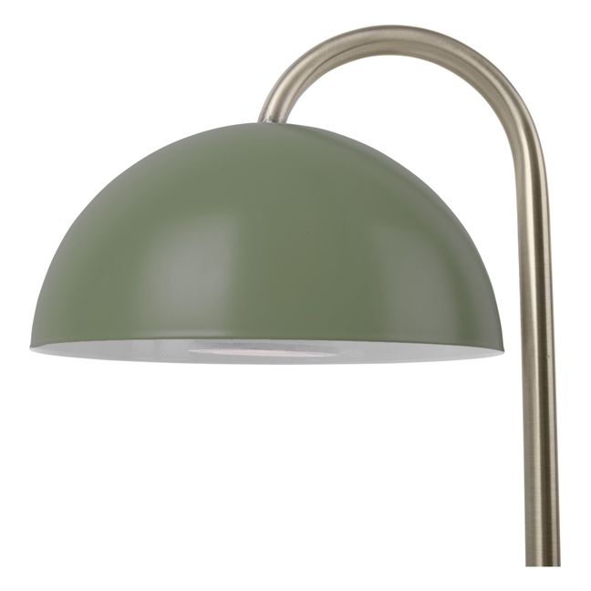 Dome Metal Table Lamp Green