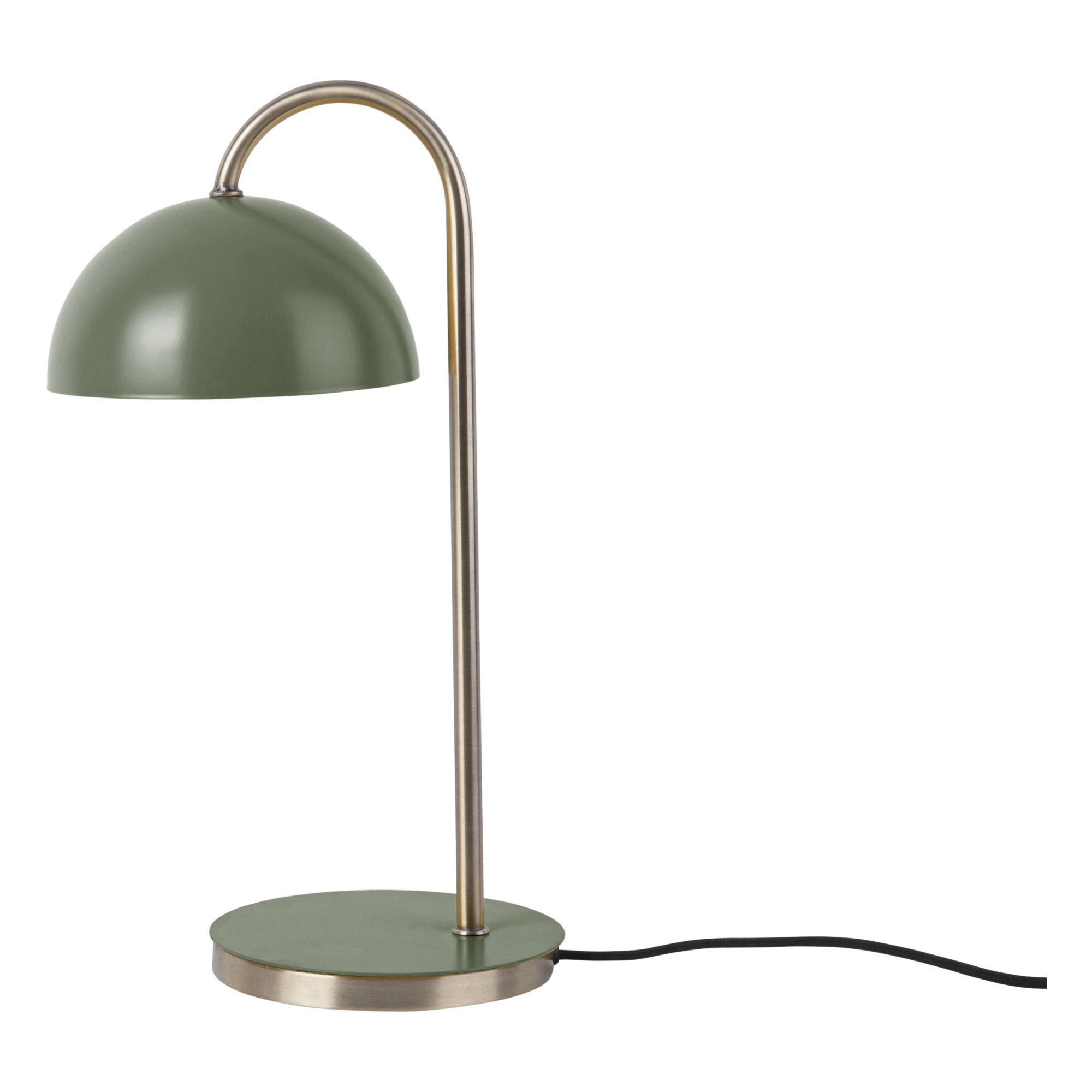 Dome Metal Table Lamp Green Present Time Design Adult