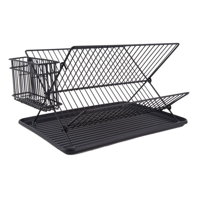 Metal Dish Rack | Black