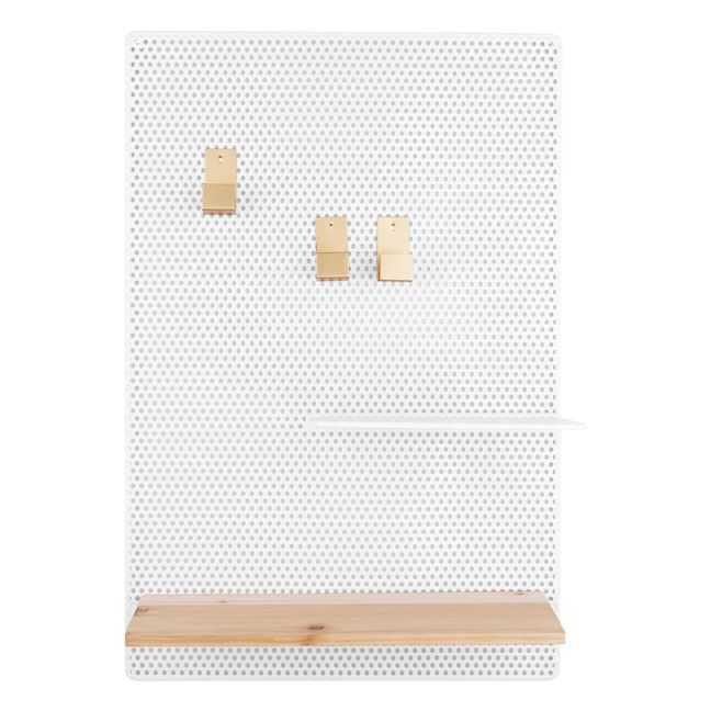 Perforated Metal Memo Board | White