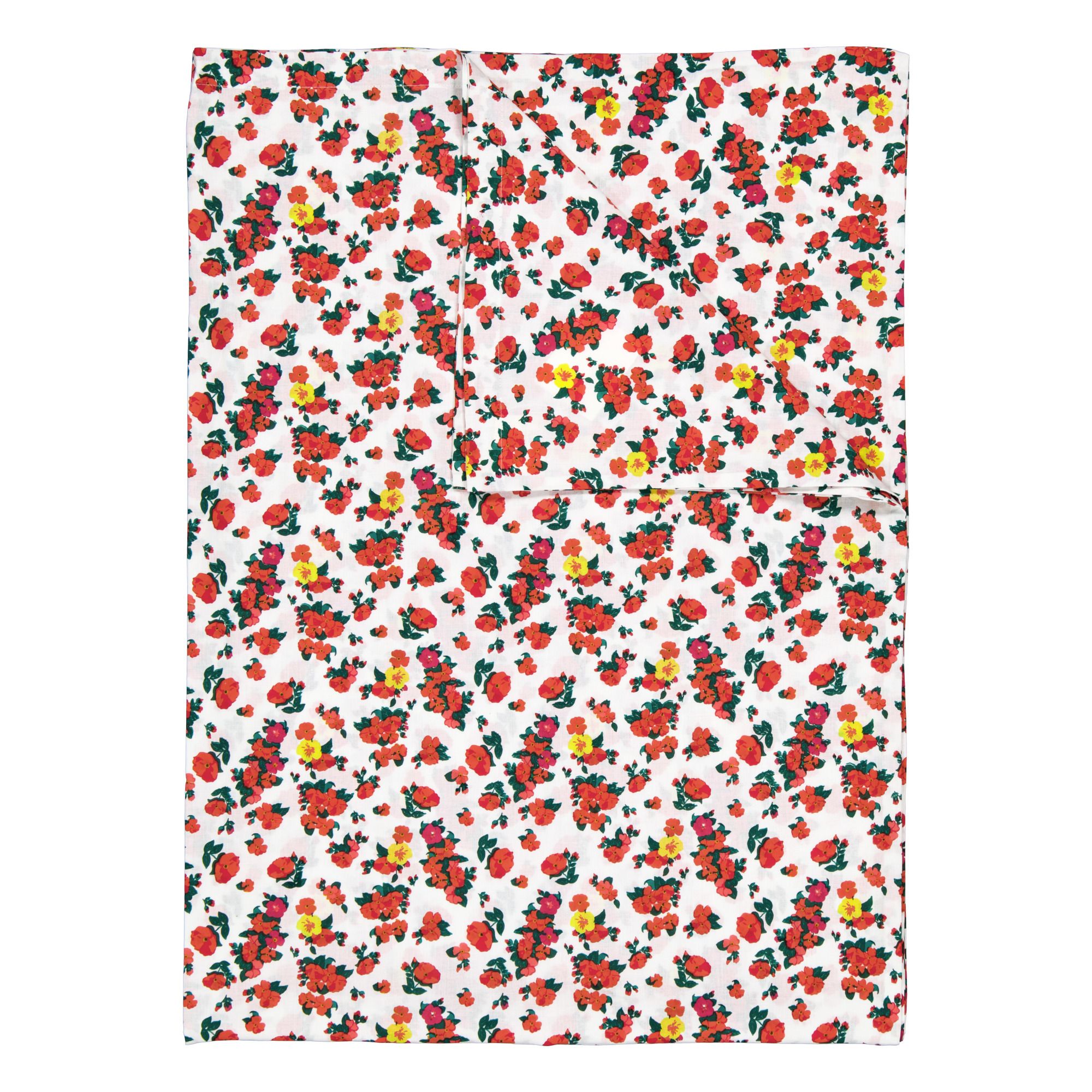 Le Petit Lucas du Tertre - Parure de lit en coton imprimée Alice Flowers - Multicolore