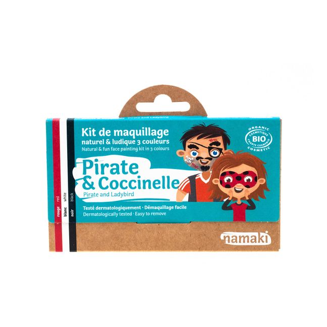 Kit de maquillaje ecológico Pirata y Mariquita