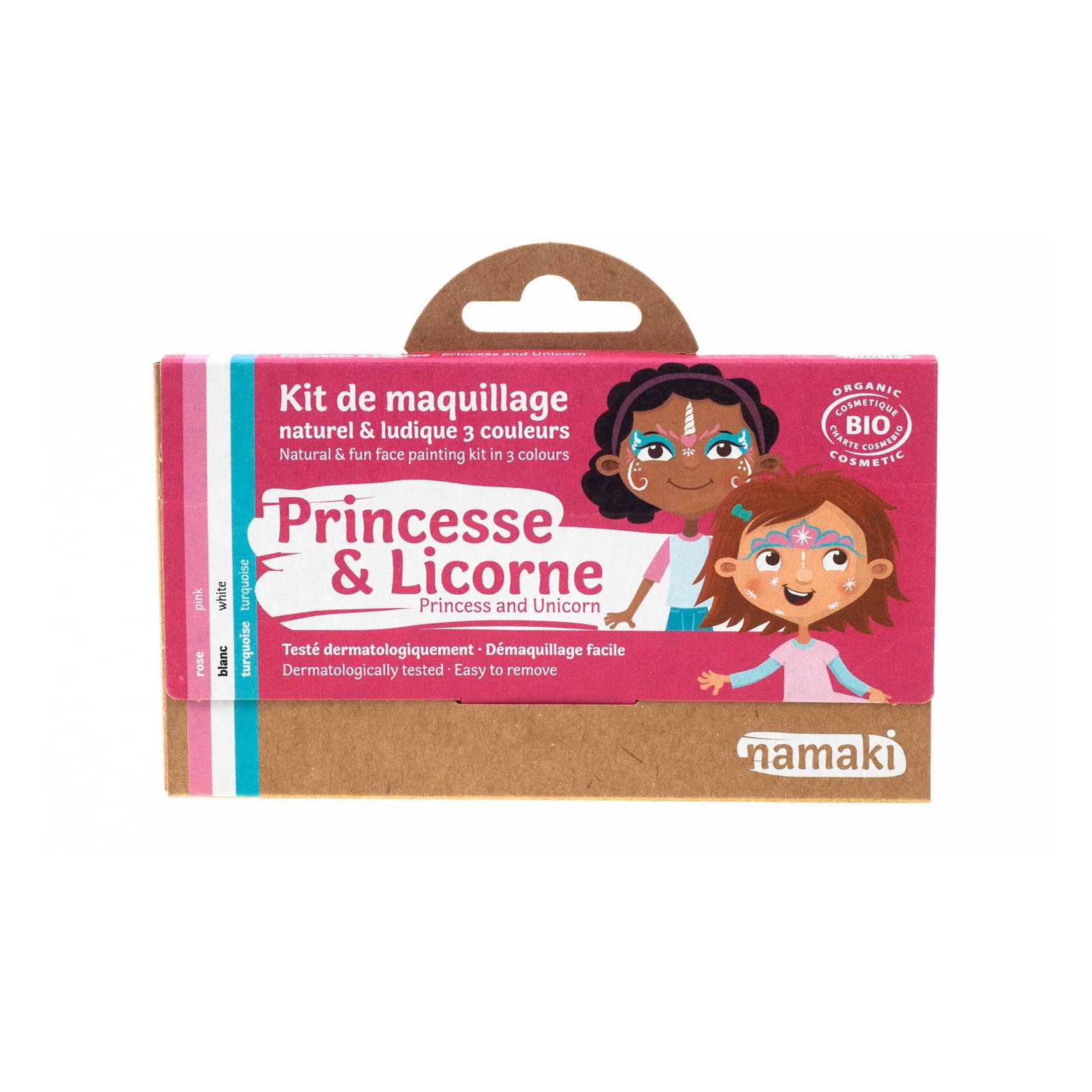 Namaki - Kit maquillage bio Princesse & Licorne - Multicolore