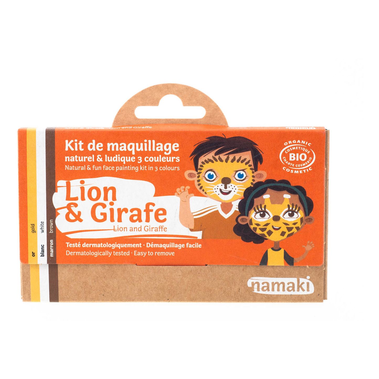 Namaki - Kit maquillage bio Lion & Girafe - Multicolore