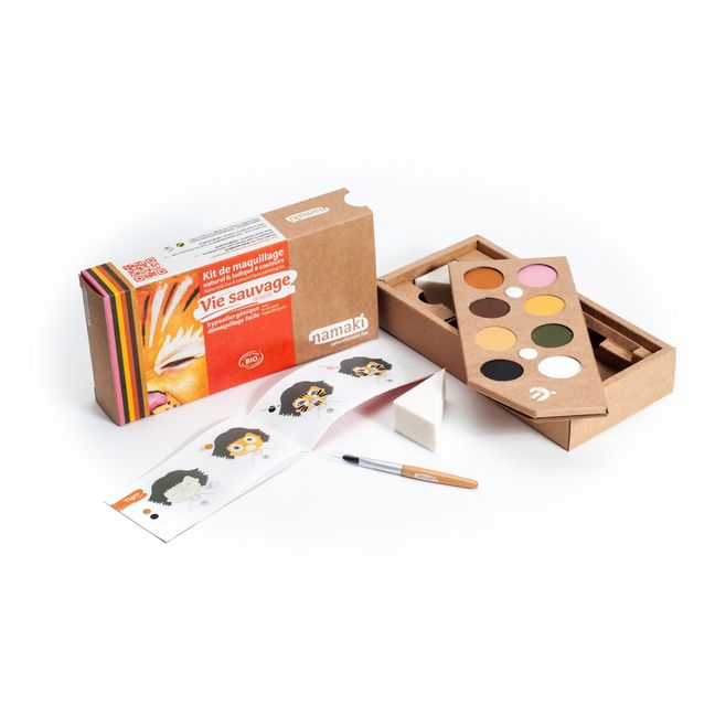 Natural fun and colourful face painting kit