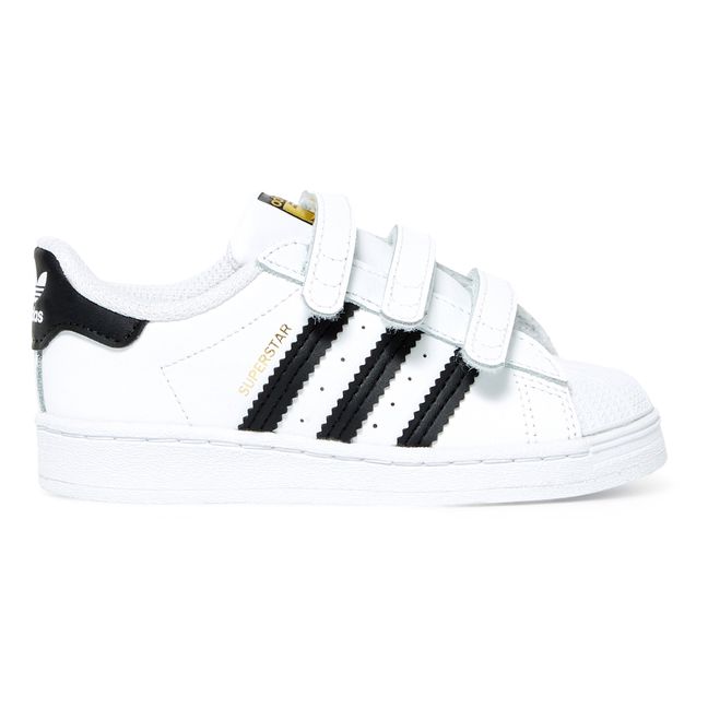 Deportivas 3 Velcros Superstar | Blanco