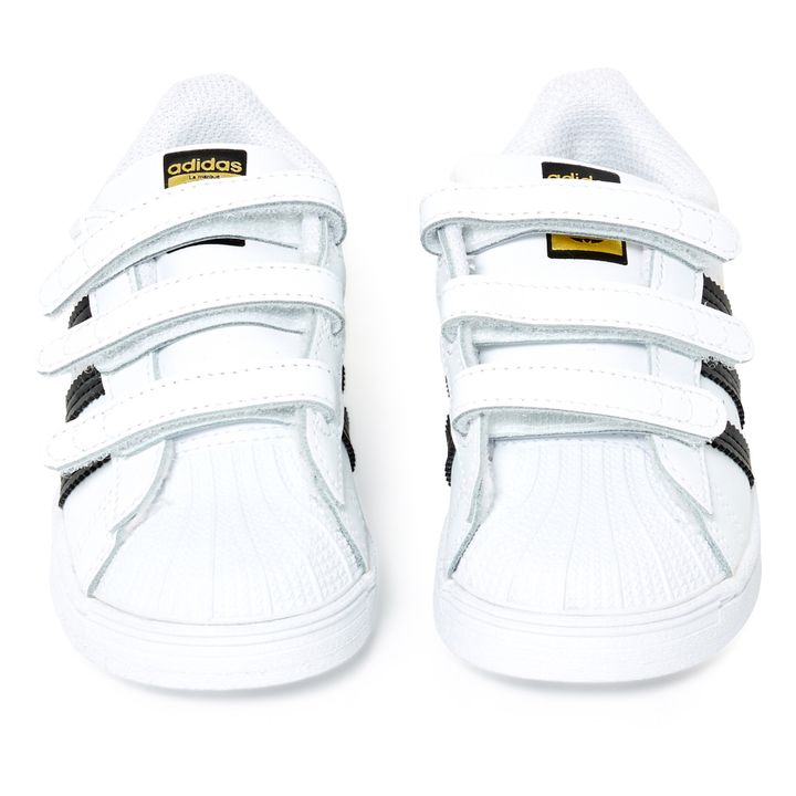 schijf Mompelen Bouwen op Adidas - Superstar 3 velcro Sneakers - White | Smallable