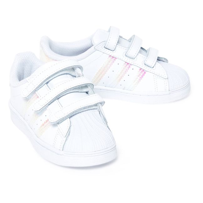 Superstar Iridescent 3 velcro Sneakers White