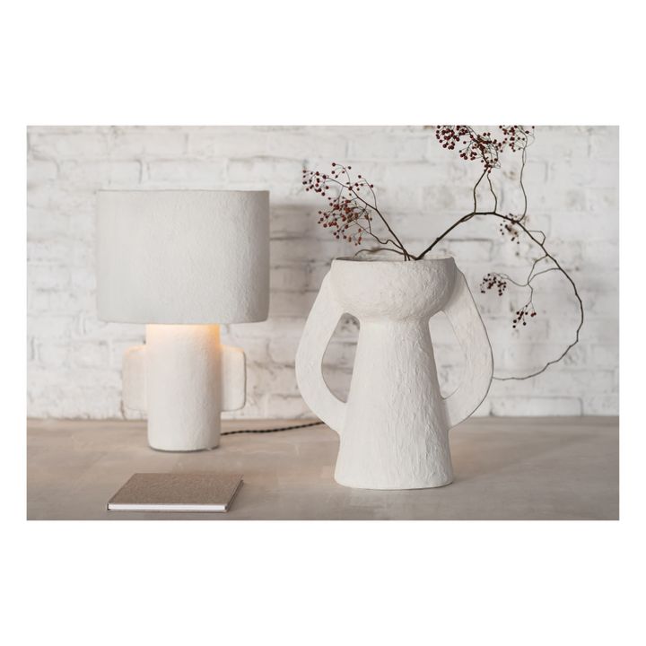 Earthy table lamp | White- Product image n°1