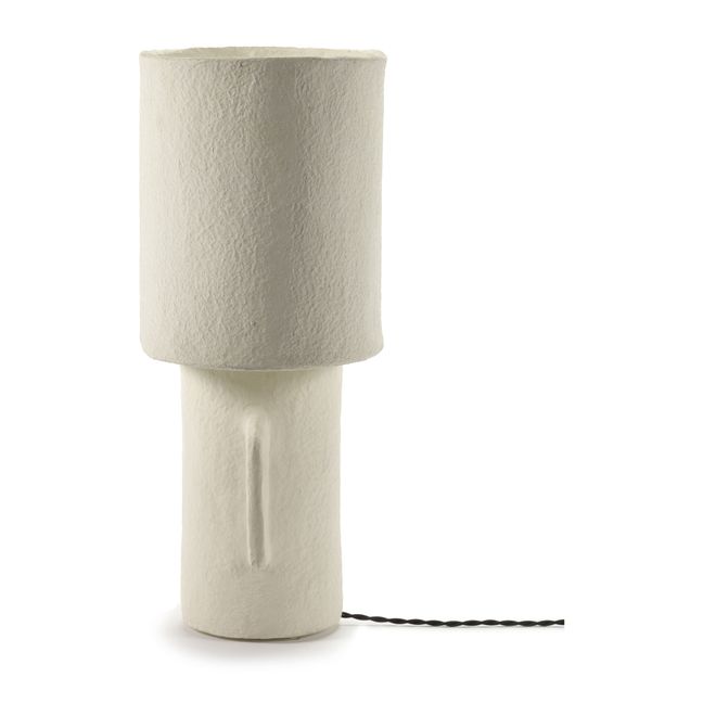 Earthy table lamp | White