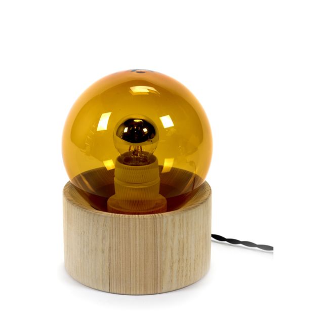 Full Moon Table Lamp Amber