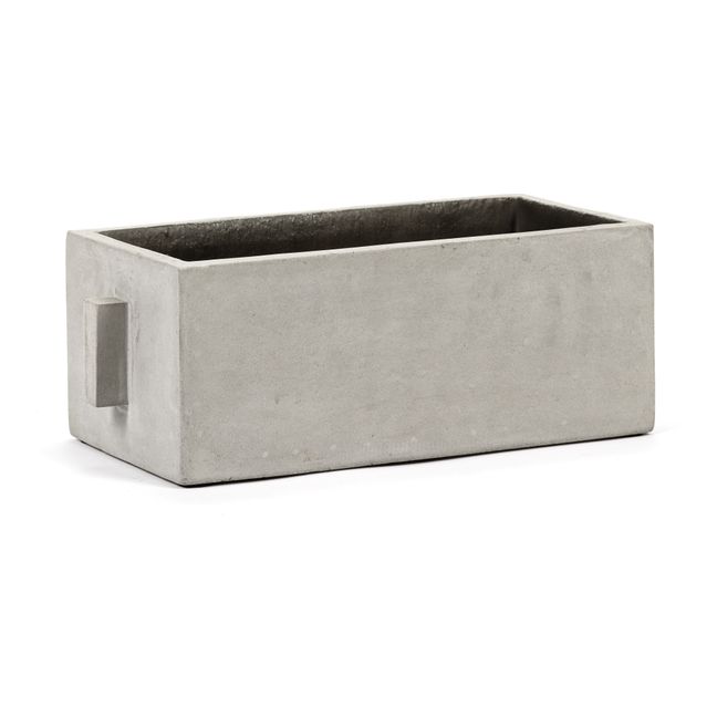 Rectangular Concrete Planter Grey